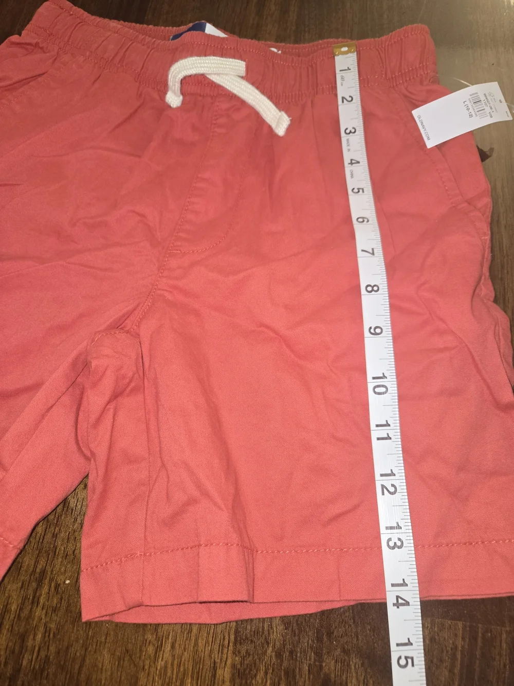 Old Navy Boys L (10-12) Coral-Red Drawstring  Shorts